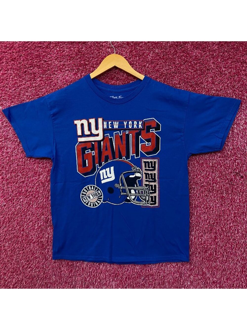 Junk Food Clothing New York Giants Checkdown Flea Market Tee Medium
